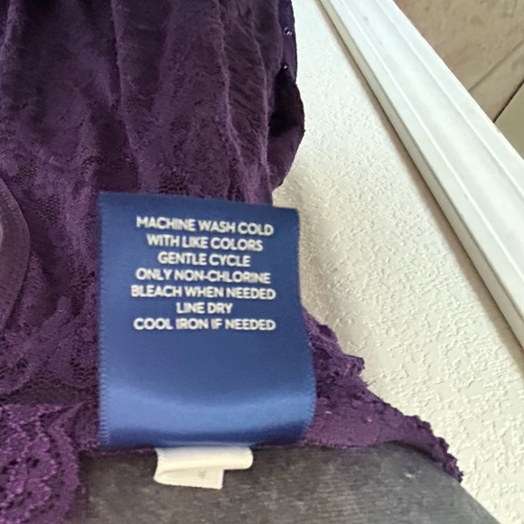 Purple apt 9 Stretch Lace Babydoll nightgown - Picture 6 of 6